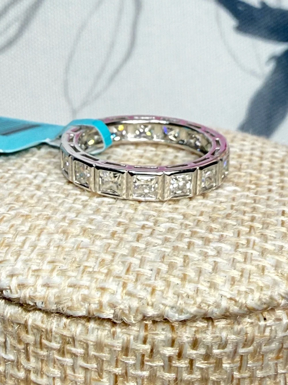 Moissanite 2.64 CTW 925 Sterling Silver Ring size 7